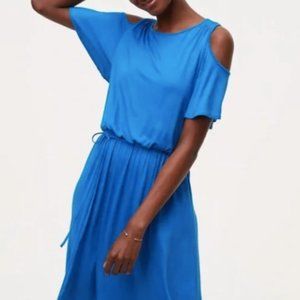 Cold shoulder Jersey dress- Ann Taylor Loft